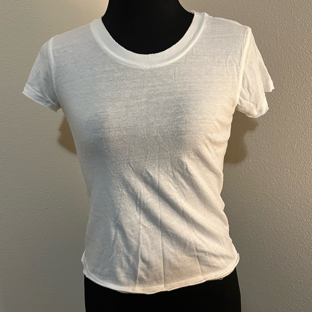 Free People White T-Shirt Size XS